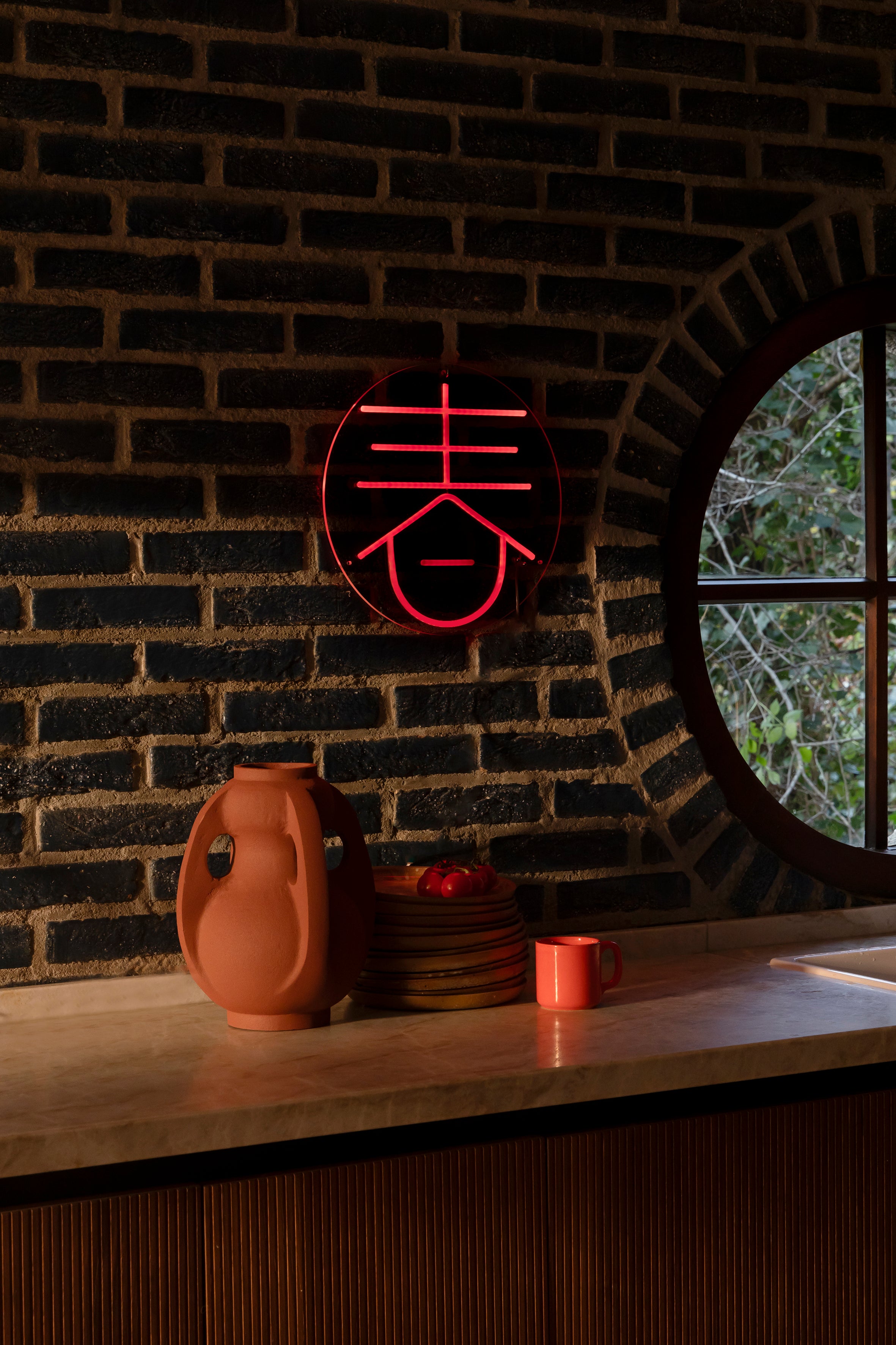 Dutchbone Thiago Terra Vase Small